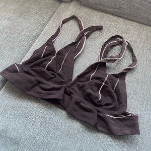 Nuudii Bra - Black/Cream - size MM